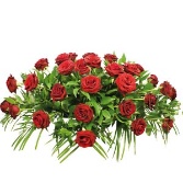 Red Rose Casket Spray